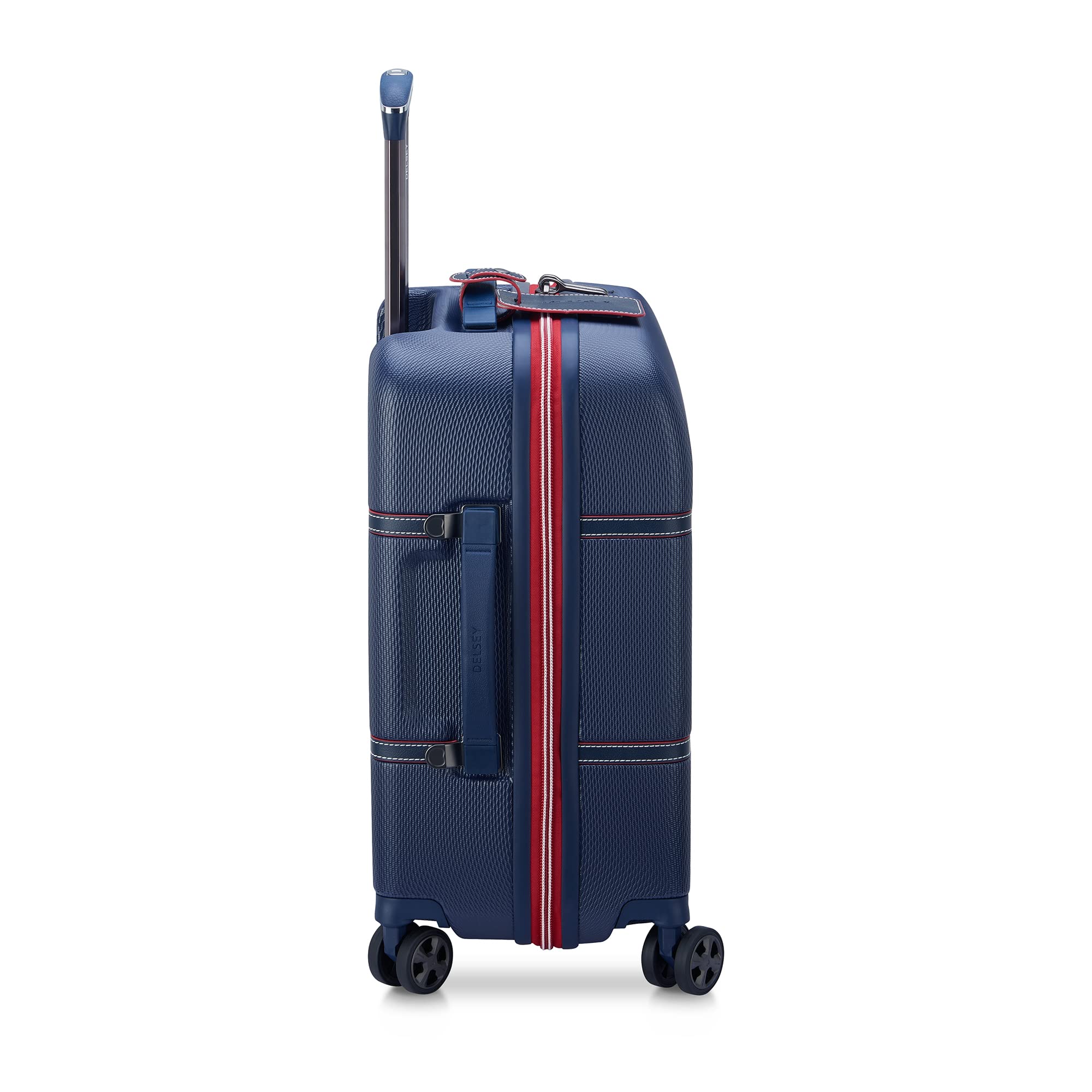 DELSEY Paris Chatelet Air 2.0 Hardside Luggage with Spinner Wheels ( Navy , Carry-on 19 Inch ) Navy Carry On 19 Inch U3