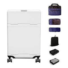 Barmes Design Carry-on Luggage including Laptop Satchel, Essentials Bag, Sorted Case U2
