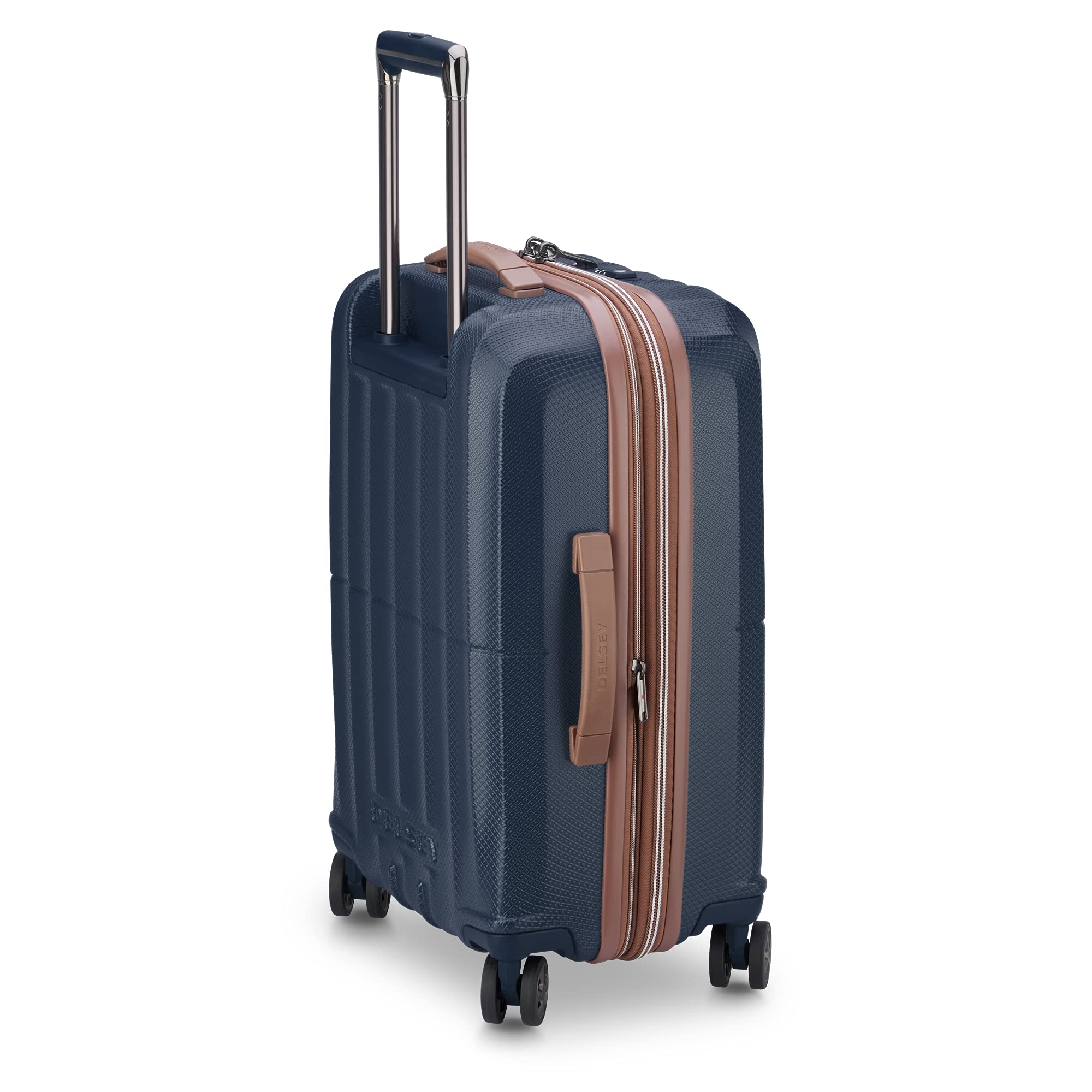 DELSEY Paris Carrousel Hardside Expandable Luggage with Spinner Wheels Navy Carry On 21 Inch U2
