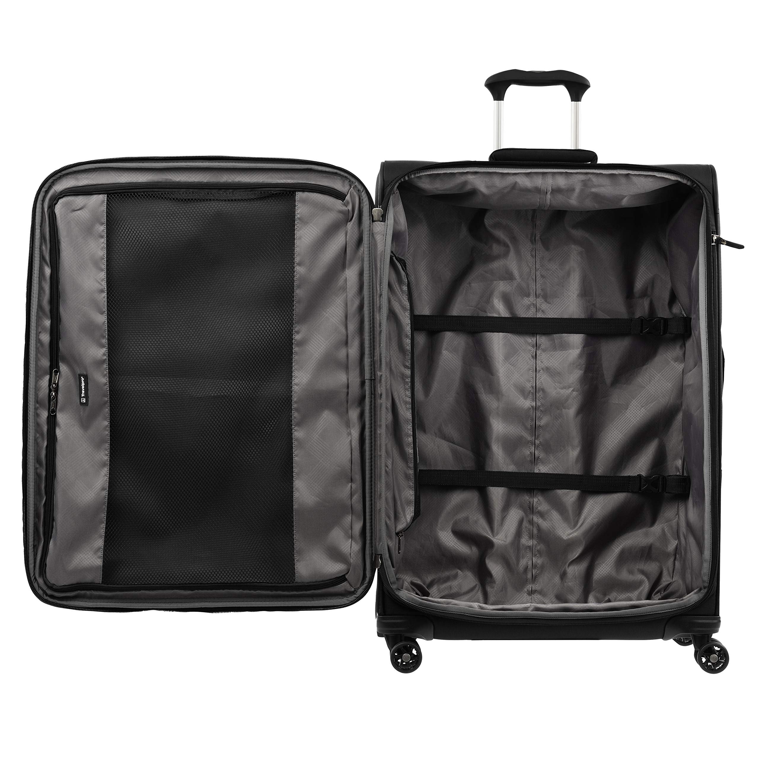 Travelpro Tourlite Softside Expandable Luggage with 4 Spinner Wheels, Lightweight Suitcase, Men and Women U3