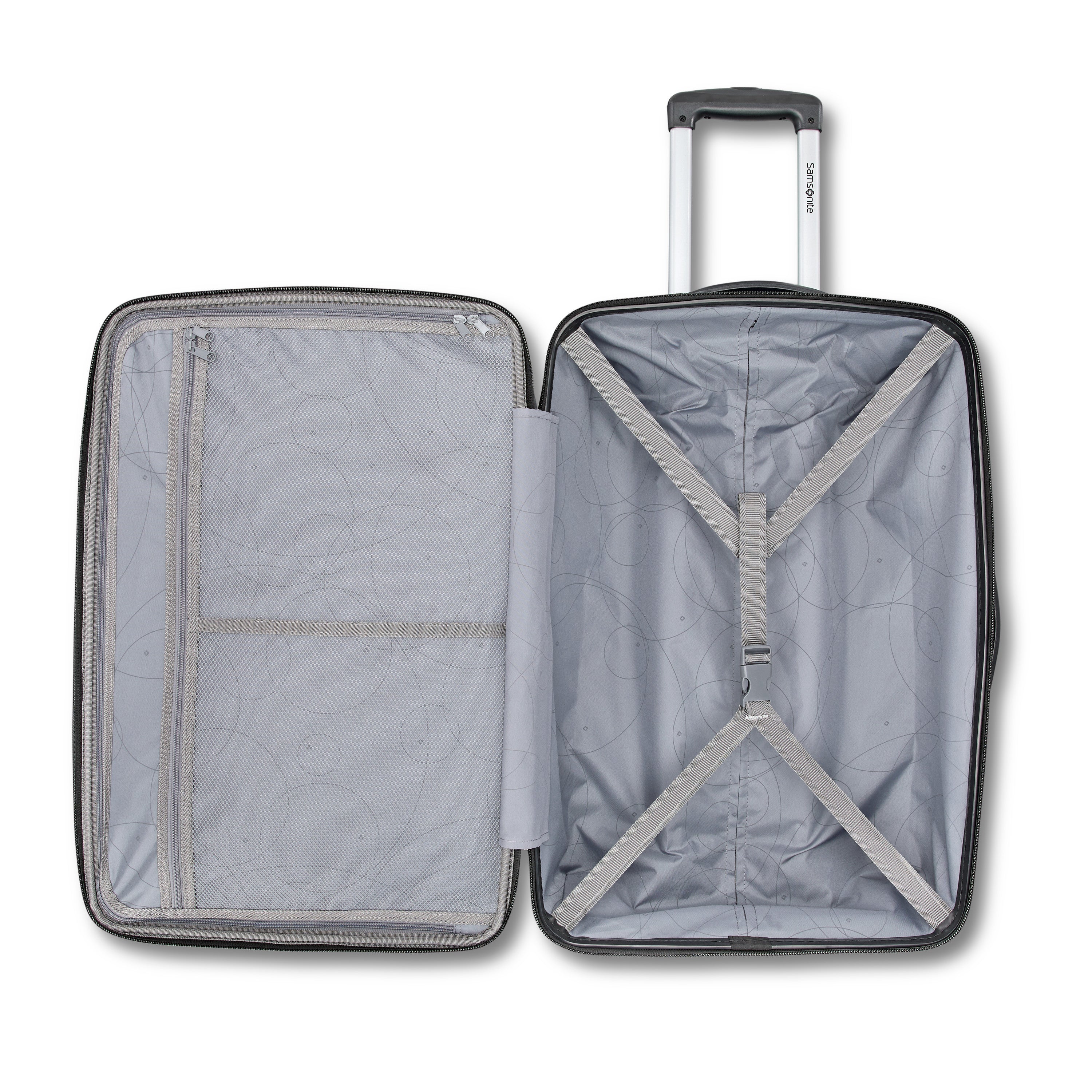 Samsonite Winfield 2 Hardside Luggage with 360 Spinner Wheels, TSA Lock, Airline Approved ( Charcoal , Checked-Medium 24-Inch ) Charcoal Checked Medium 24 Inch U5