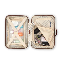 Samsonite Virtuosa Hardside Train Case, Crossbody Travel Makeup Case with Removable Strap ( Off White , One Size ) Off White One Size U1