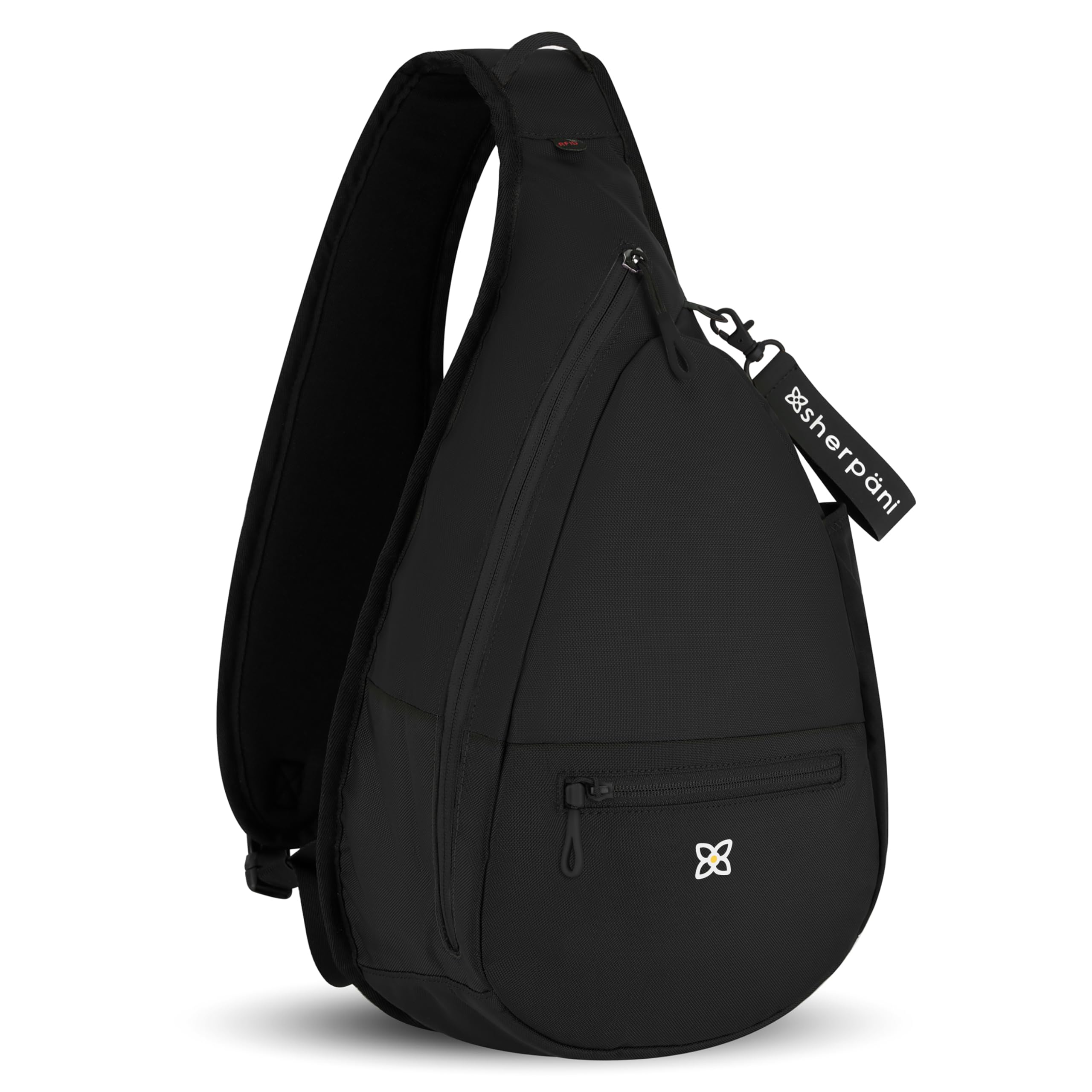 Sherpani Esprit, Sling Backpack, 10L Travel Bag, Women Shoulder Sling Purse, Crossbody Backpack, Travel Gifts, Pickleball Bag, RFID Protection, Fits 10 Inch Tablet ( Raven , One Size ) Raven One Size U1