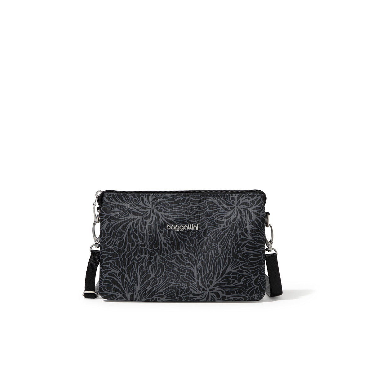 Baggallini The Only Mini Bag ( Midnight Blossom , One Size ) Midnight Blossom One Size U1