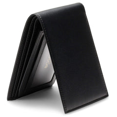 Bosca Nappa Vitello Collection - Continental ID Wallet ( Black , One Size ) Black One Size U2