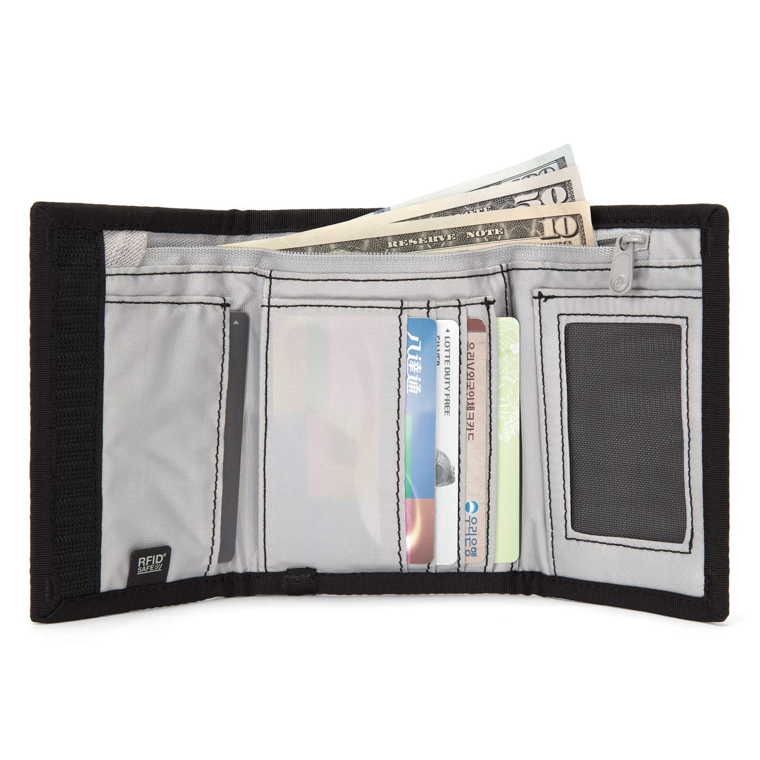 Pacsafe Rfidsafe Z50 Trifold Wallet ( Black , One Size ) Black One Size U1