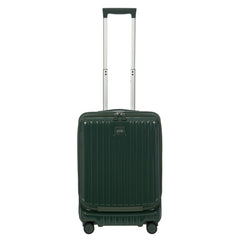 Bric's Positano 21" Carry-On Expandable Spinner w/Pocket  ( Emerald , 55cm with pocket ) Emerald 55 Cm With Pocket U1