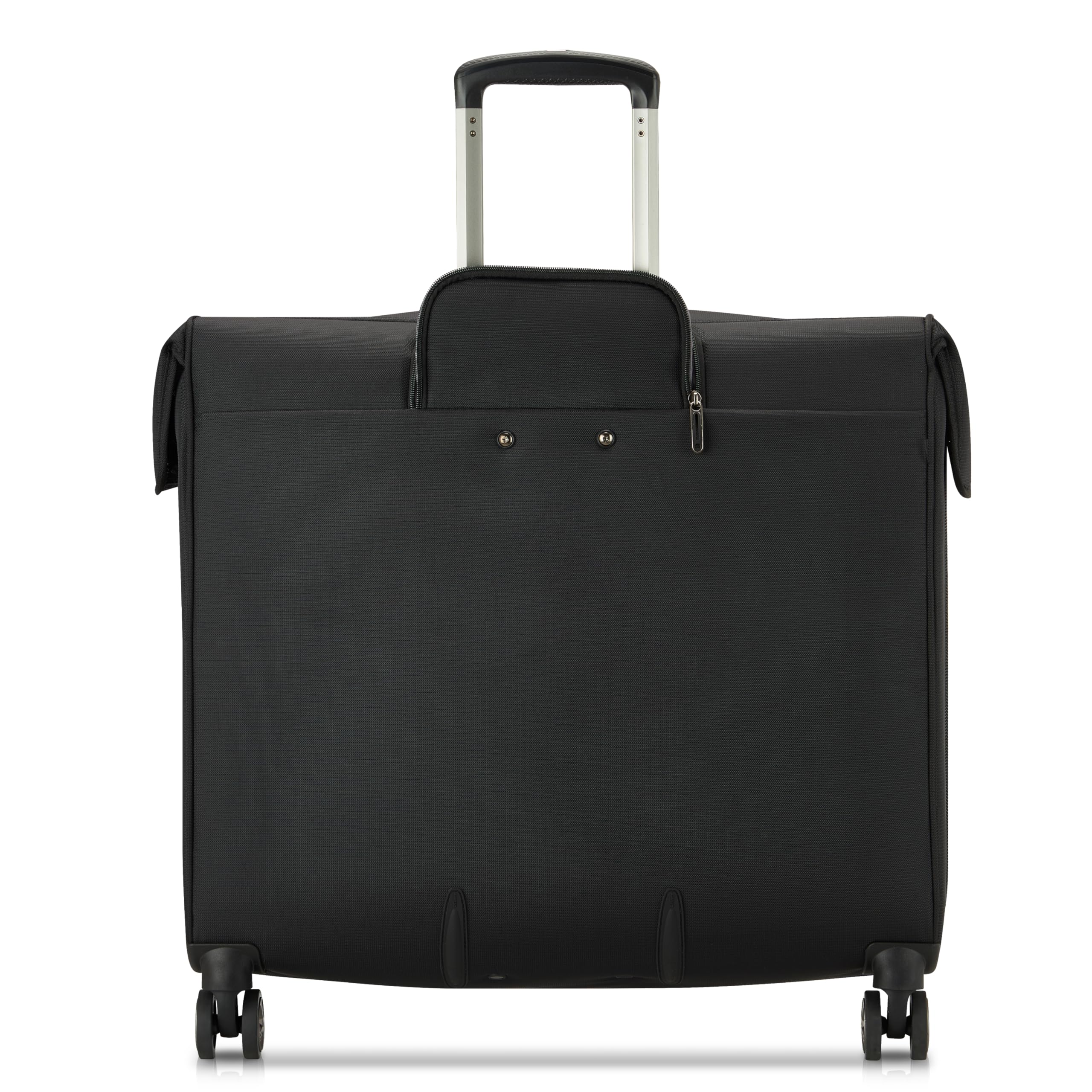 DELSEY Paris Helium DLX Carryon Garment Bag with Spinner Wheels ( Black , 24 Inch ) Black 24 Inch U9