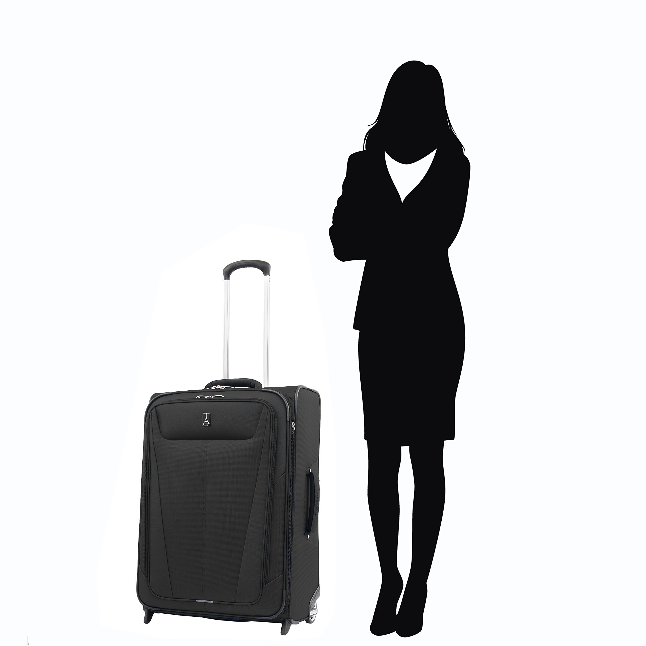 Travelpro Maxlite 5 Softside Expandable Upright 2 Wheel Luggage, Lightweight Suitcase, Men and Women U8