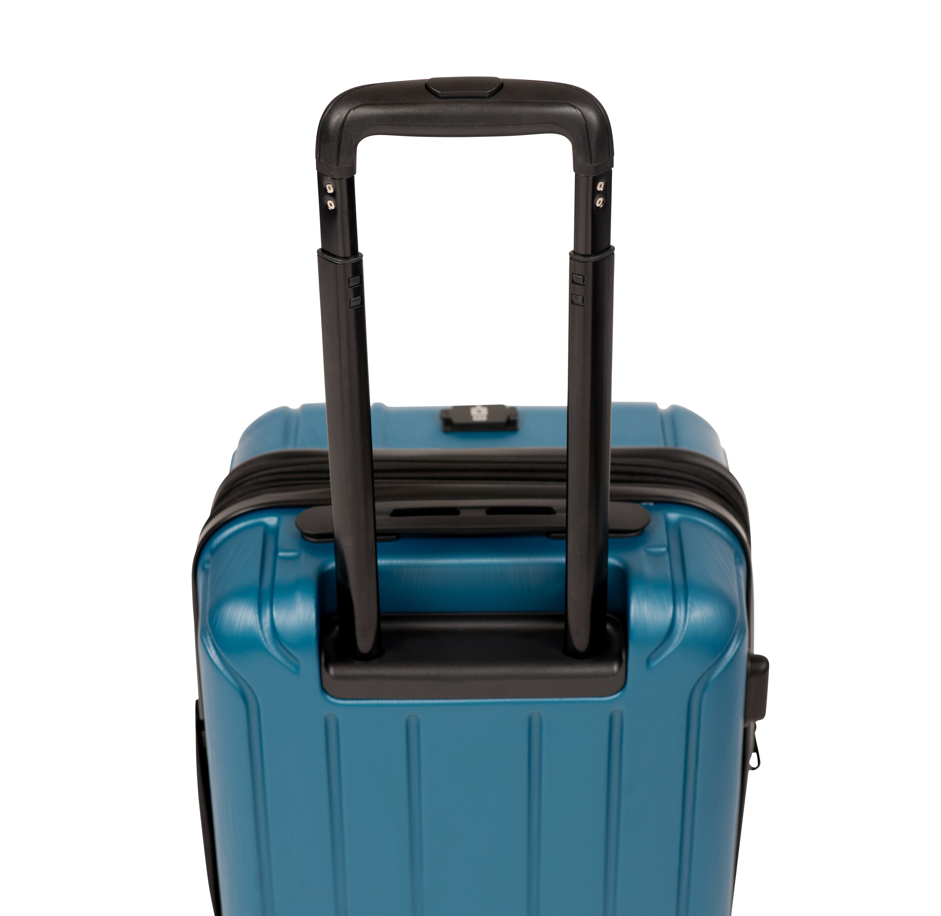 NONSTOP NEW YORK Luggage Expandable Spinner Wheels hard side shell Travel Suitcase Lightweight, TSA Lock, Double USB Port ( Teal , Checked-Large 28-Inch ) Teal Checked Large 28 Inch U8