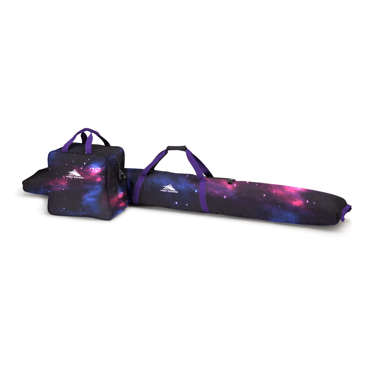 High Sierra Ski Bag & Sku Boot Bag Combo ( Cosmos/Midnight Blue/Deep Purple , One Size ) Cosmos/Midnight Blue/Deep Purple One Size U5