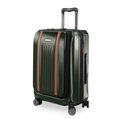 Ricardo Beverly Hills Montecito 2.0 Hardside with Dual Spinning Wheels, Expandable with Comfort Grip for Easy Packing and Moving, Men and Women ( Hunter Green , Fast-Access Carry-On 20-Inch ) Hunter Green Fast Access Carry On 20 Inch U1