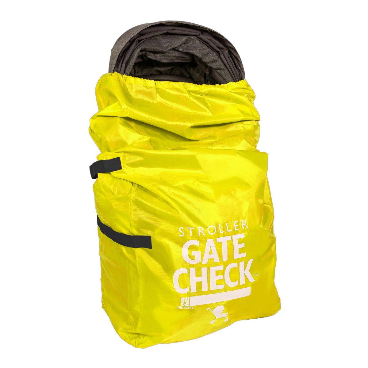 J.L. Childress Gate Check Bag for Single & Double Strollers - Stroller Bag for Airplane - Large Stroller Travel Bag for Airplane - Air Travel Stroller Bag ( Neon Yellow , One Size ) Neon Yellow One Size U1