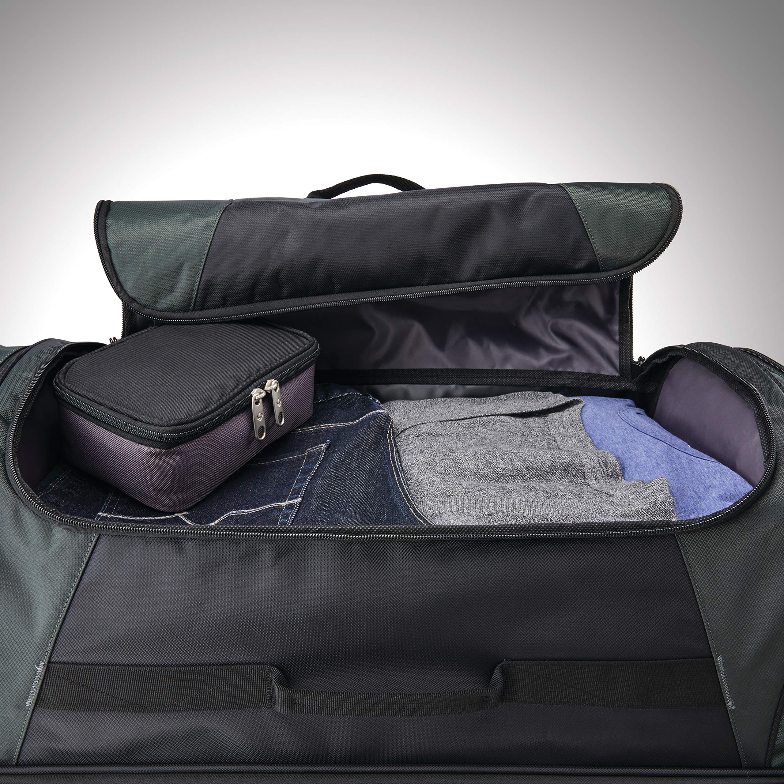Samsonite Andante 2 Wheeled 32-Inch Duffle ( Riverrock/Black , 32-Inch ) Riverrock/Black 32 Inch U1
