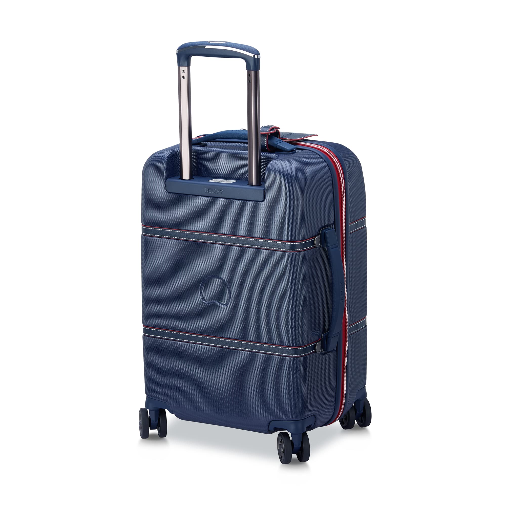DELSEY Paris Chatelet Air 2.0 Hardside Luggage with Spinner Wheels ( Navy , Carry-on 19 Inch ) Navy Carry On 19 Inch U3