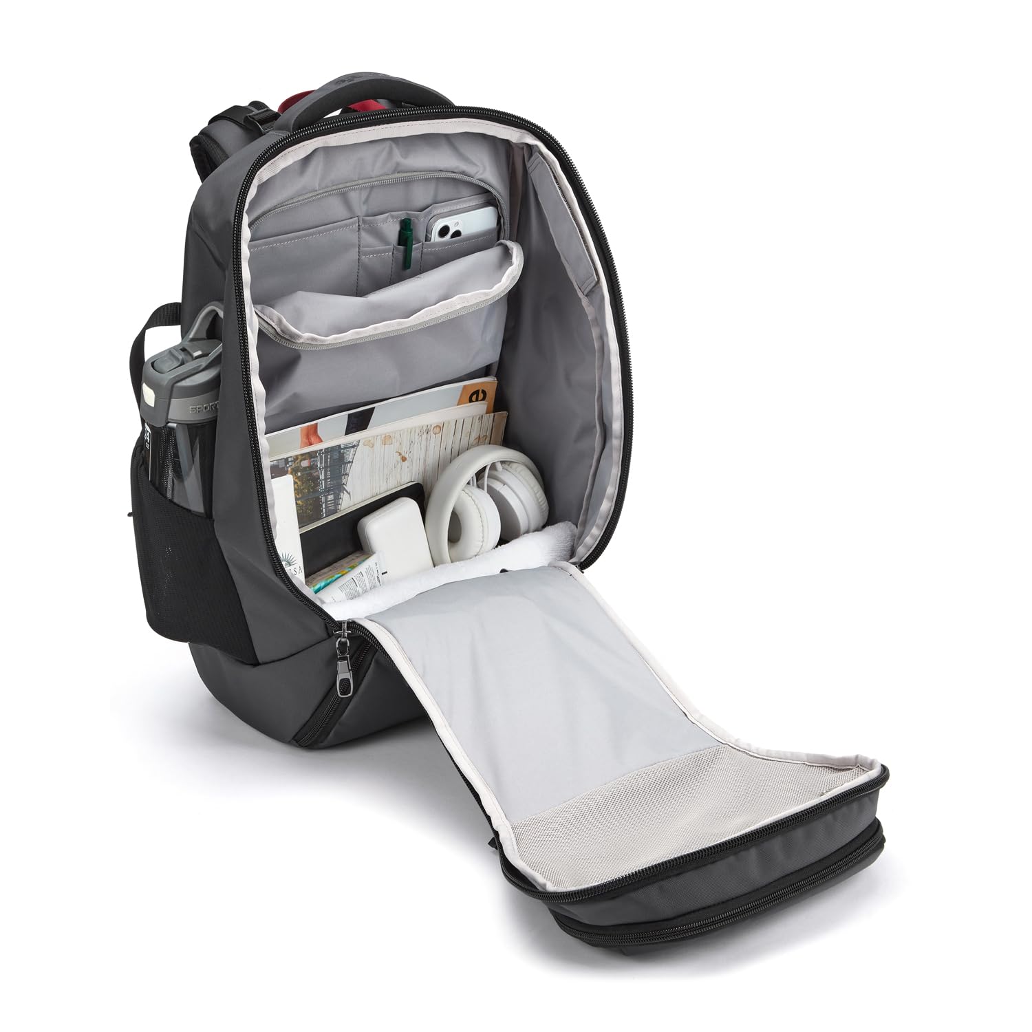 Pacsafe EXP35 Travel Backpack ( Slate , One Size ) Slate One Size U1