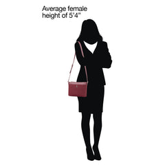 Travelpro Platinum Elite Women's Crossbody Bordeaux One Size U1