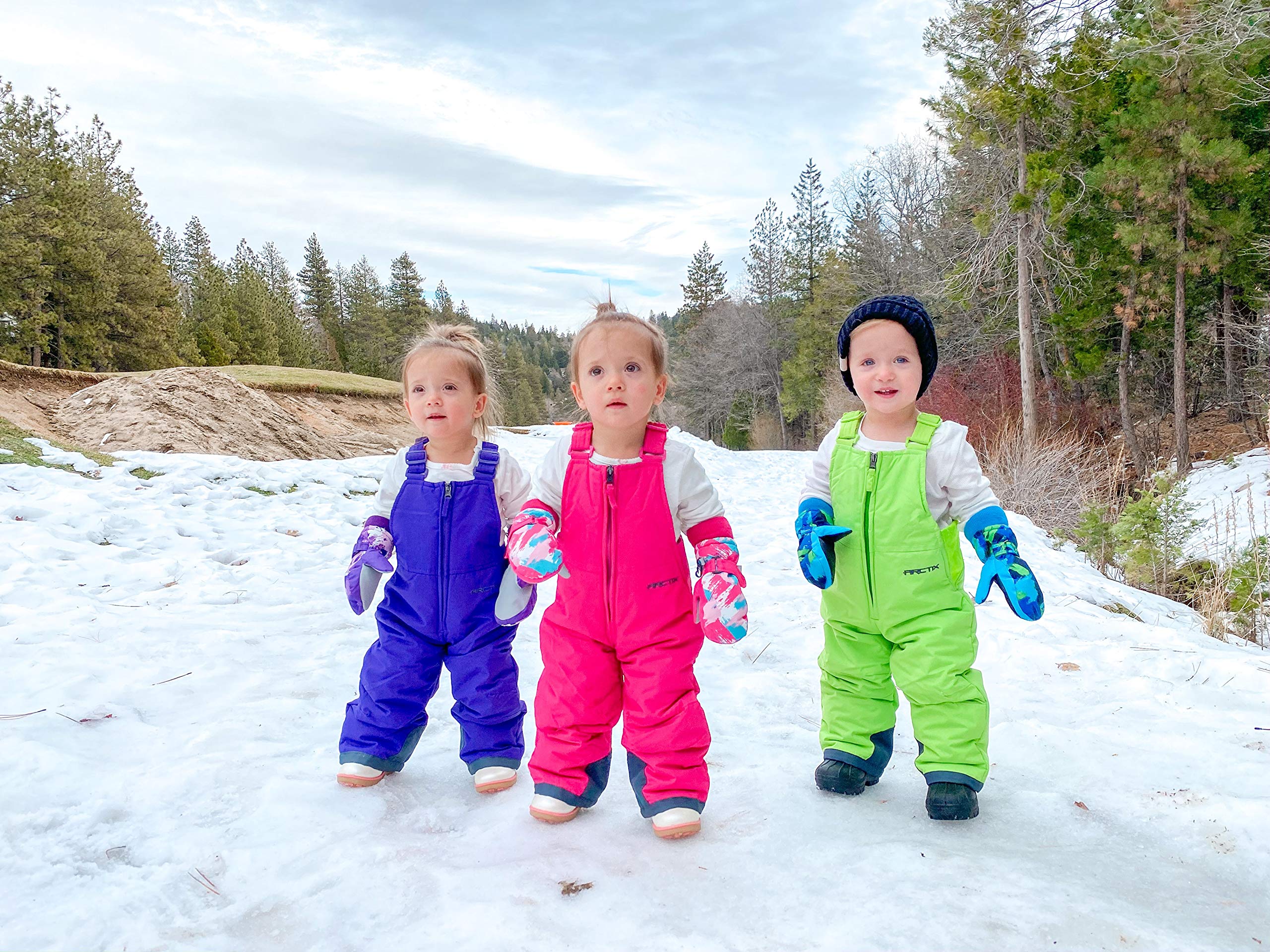 Arctix Toddler Chest High Bib Overalls ( Purple , 5T ) Purple 5 T U1