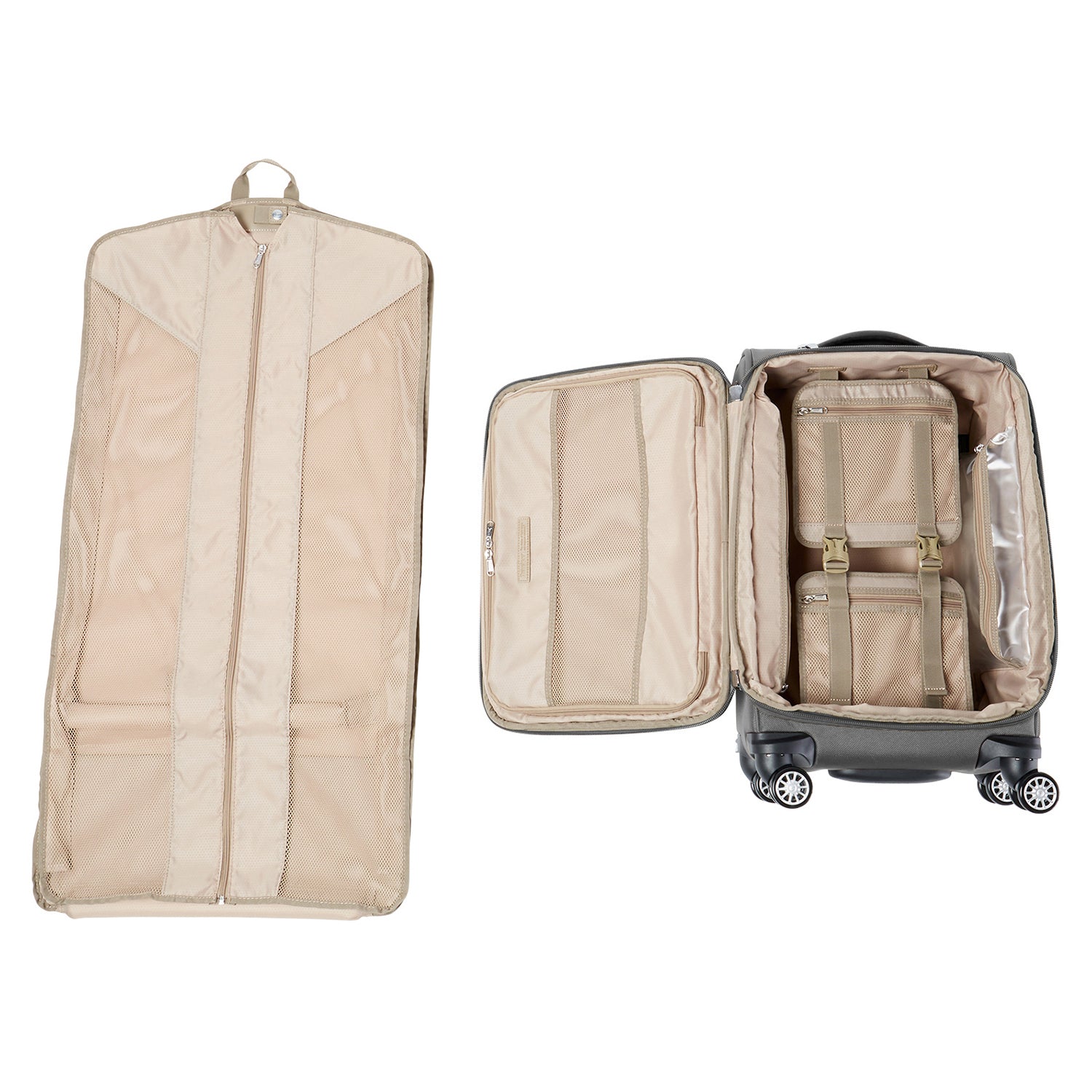 Travelpro Platinum Magna 2 | 21-Inch Express Spinner ( Grey , Carry-On 21-Inch ) Grey Carry On 21 Inch U1