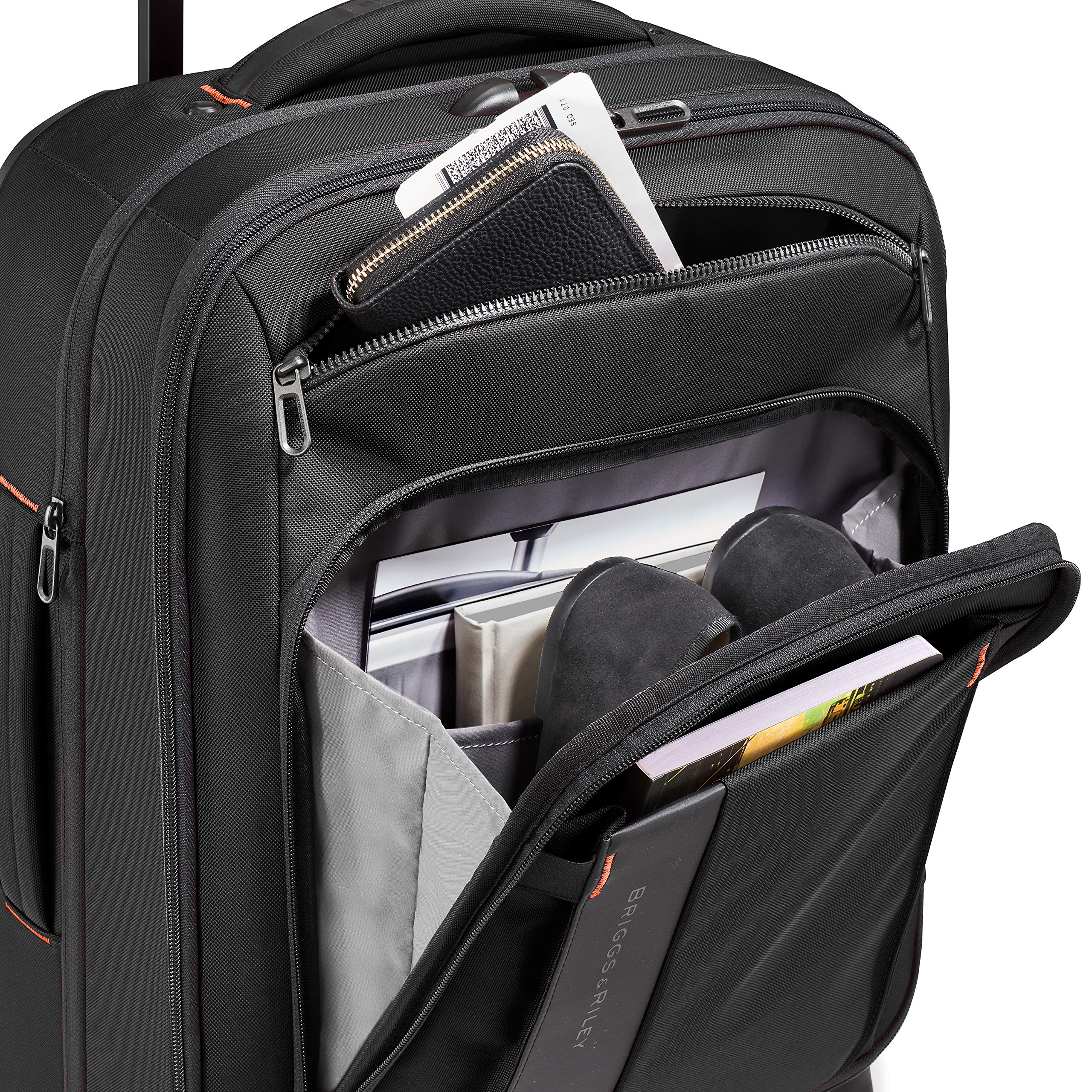 Briggs & Riley ZDX-Expandable Luggage with 4 Spinner Wheels Black 21 Inch U1