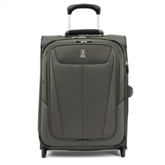 Travelpro Maxlite 5 Softside Expandable Upright 2 Wheel Luggage, Lightweight Suitcase, Men and Women Slate Green Carry On 20 Inch U3
