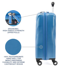 Travelpro Maxlite 5 Hardside Spinner Wheel Luggage Azure Blue Non Expandable Carry On 21 Inch U1