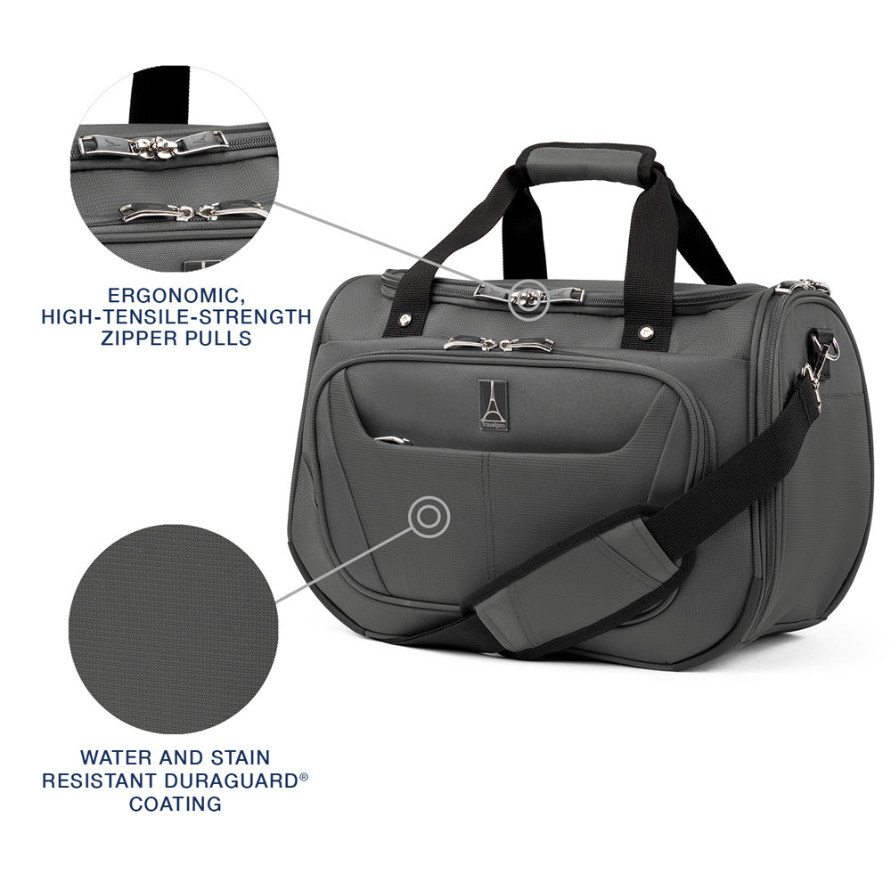 Travelpro Maxlite 5 Softside Lightweight Underseat Carry-On Travel Tote, Overnight Weekender Bag, Men and Women Shadow Grey One Size U4