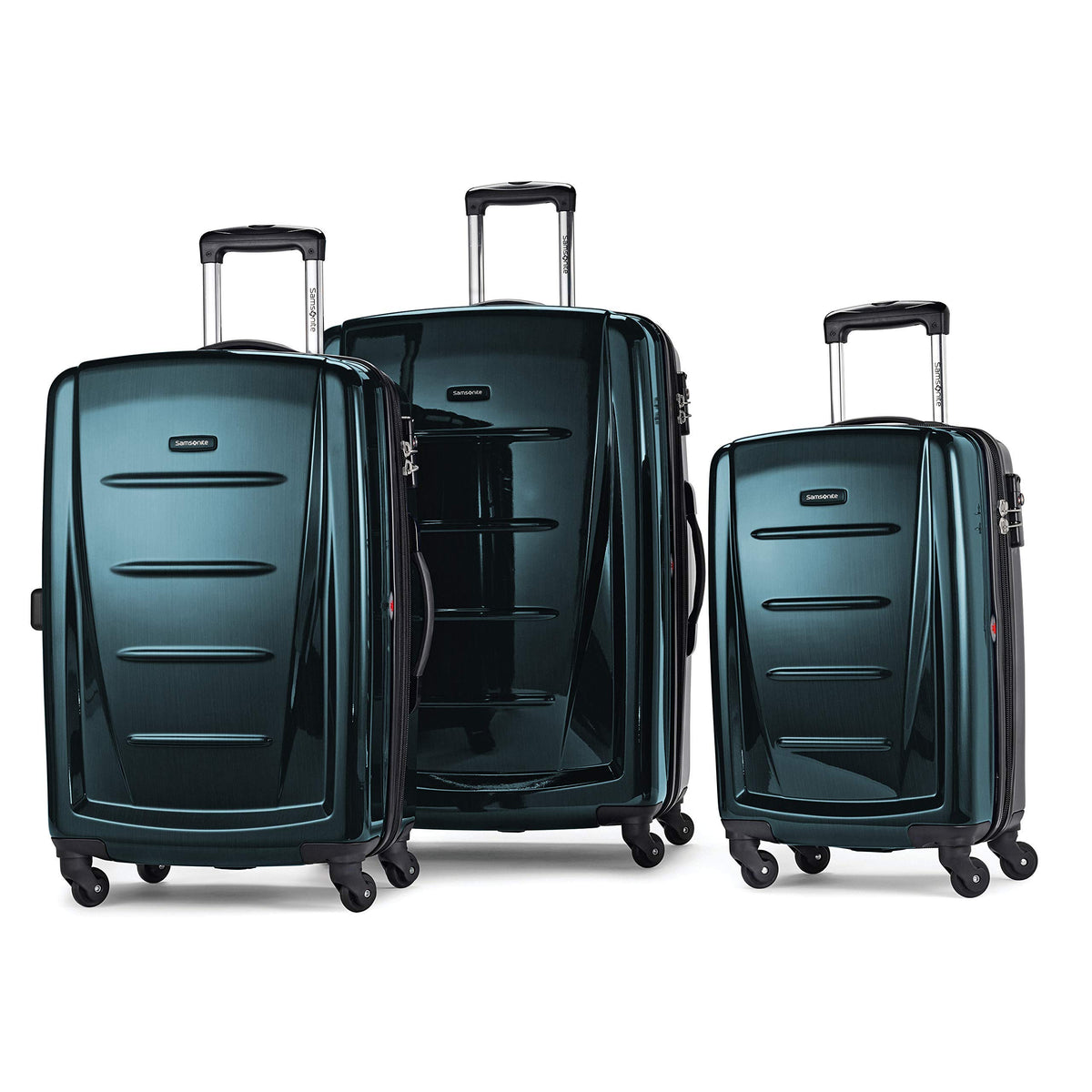 Samsonite Winfield 2 Hardside Luggage with 360 Spinner Wheels, TSA Lock, Airline Approved ( Teal , 3-Piece Set (20/24/28) ) Teal 3 Piece Set 20 24 28 U2