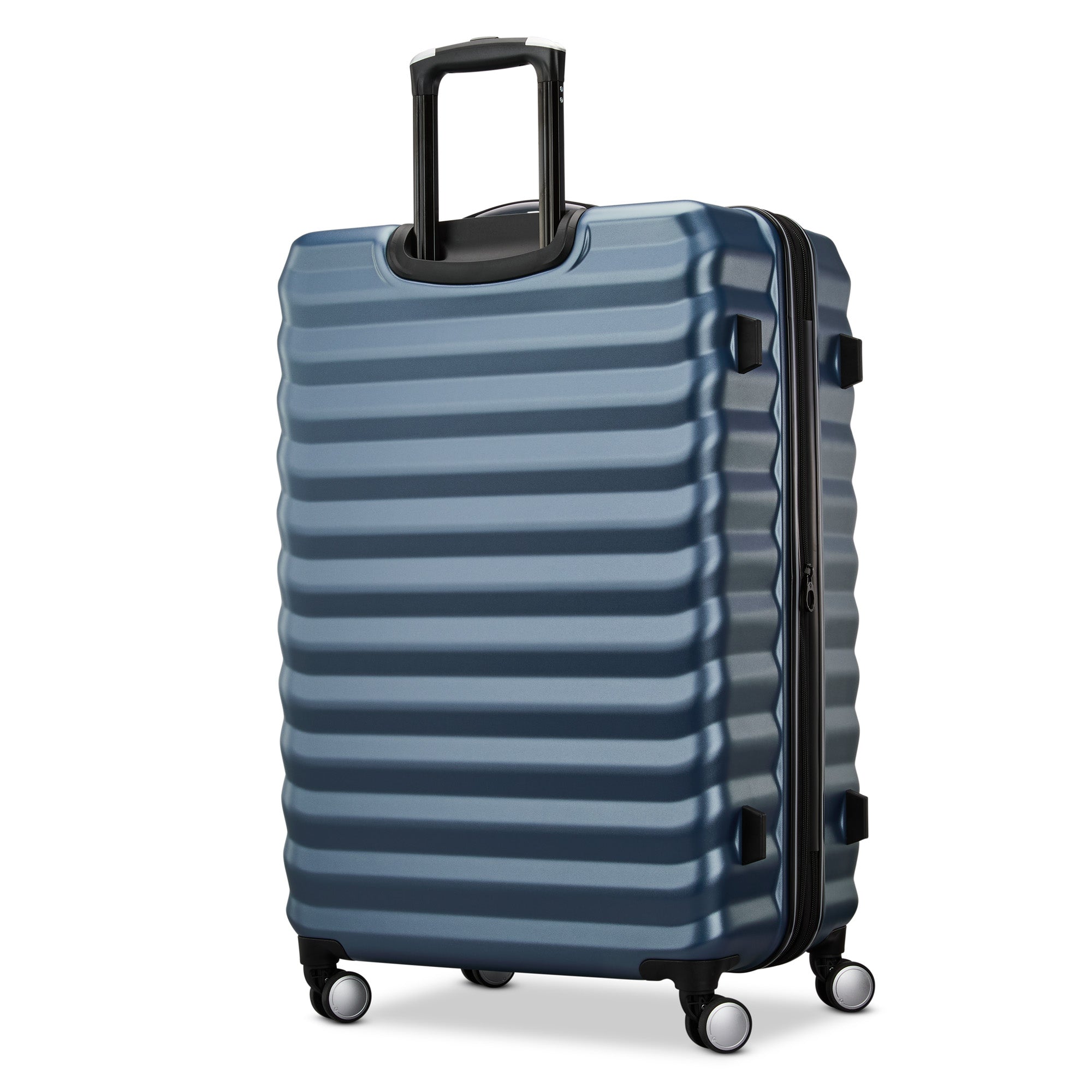 Samsonite Hard-Sided 28-Inch Lightweight Checked Large Expandable Element Suitcase: Durable, 360 Spinner Wheels, Adjustable Telescopic Handle, TSA-Approved Lock ( Captains Blue , 28-Inch Checked-Large ) Captains Blue 28 Inch Checked Large U1