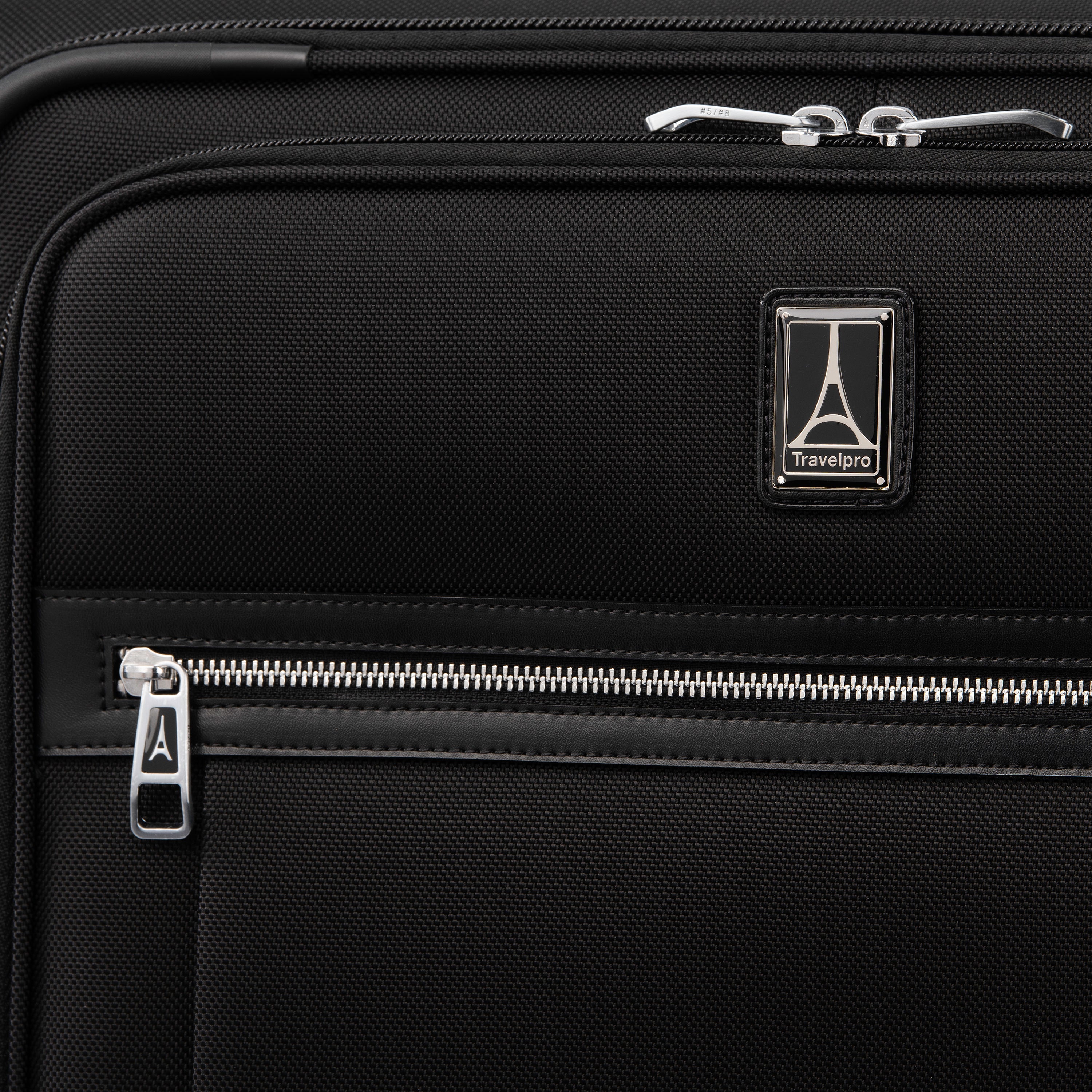 Travelpro Platinum Elite Softside Expandable Luggage, 8 Wheel Spinner Suitcase, USB Port, Suiter, Men and Women U4