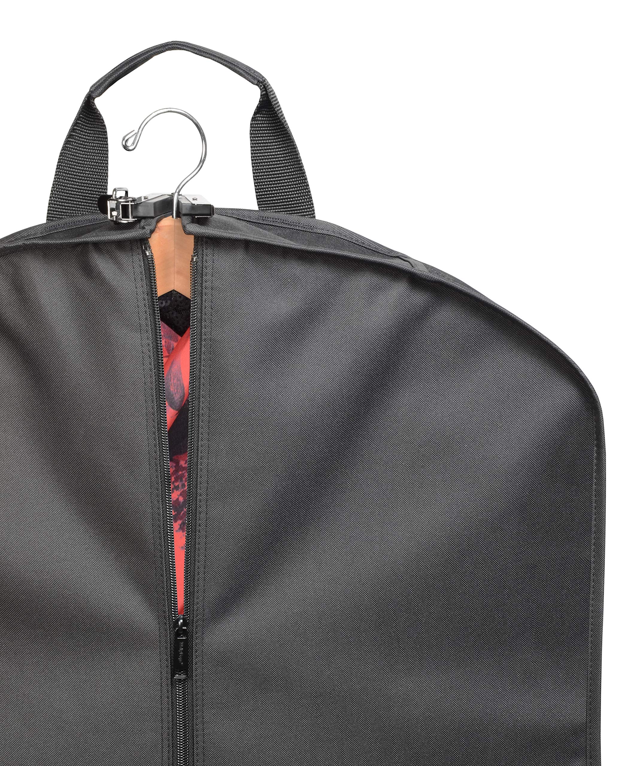 WallyBags® 52” Deluxe Travel Garment Bag with two pockets U1
