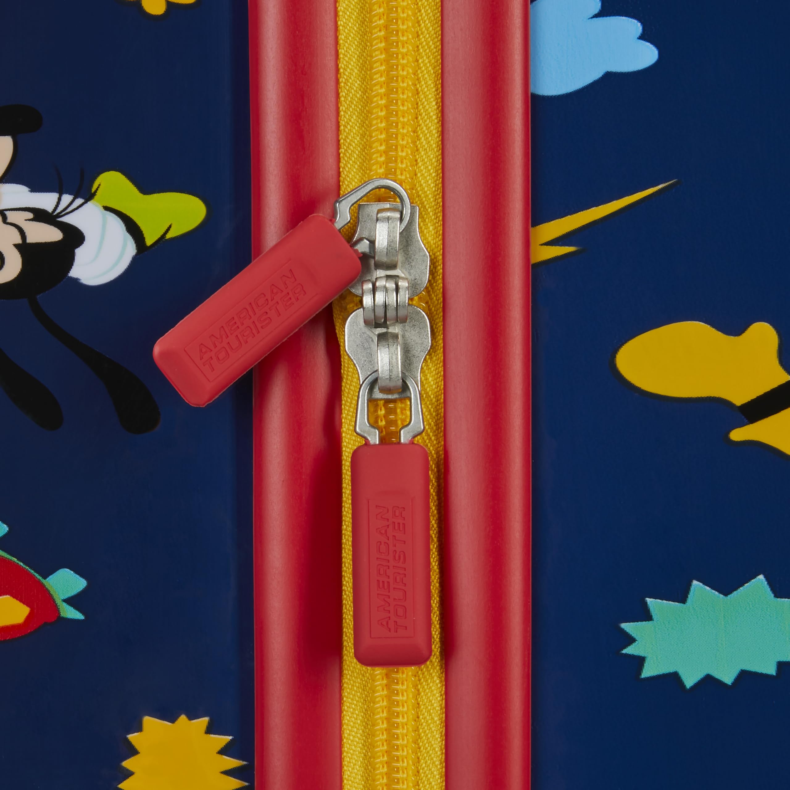American Tourister Disney Carry-On 18-Inch Hardside Luggage with Spinner Wheels ( Mickey Mouse & Friends , Carry-On 18-Inch ) Mickey Mouse & Friends Carry On 18 Inch U1