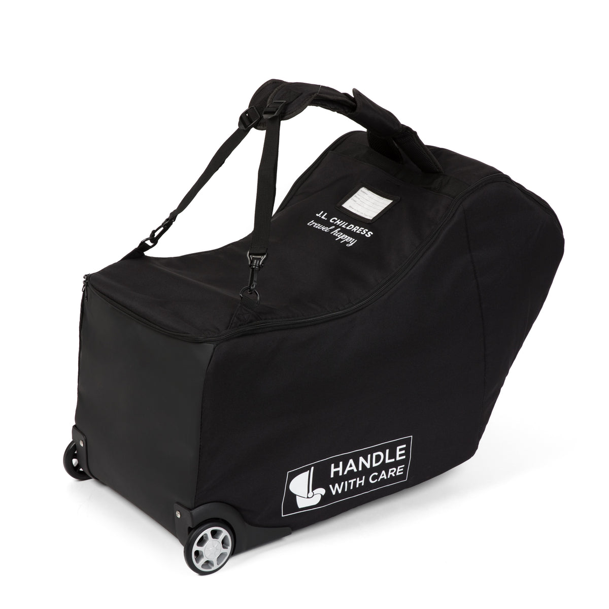 J.L. Childress Premier Padded Infant Car Seat Travel Bag with Wheels ( Black , One Size ) Black One Size U1