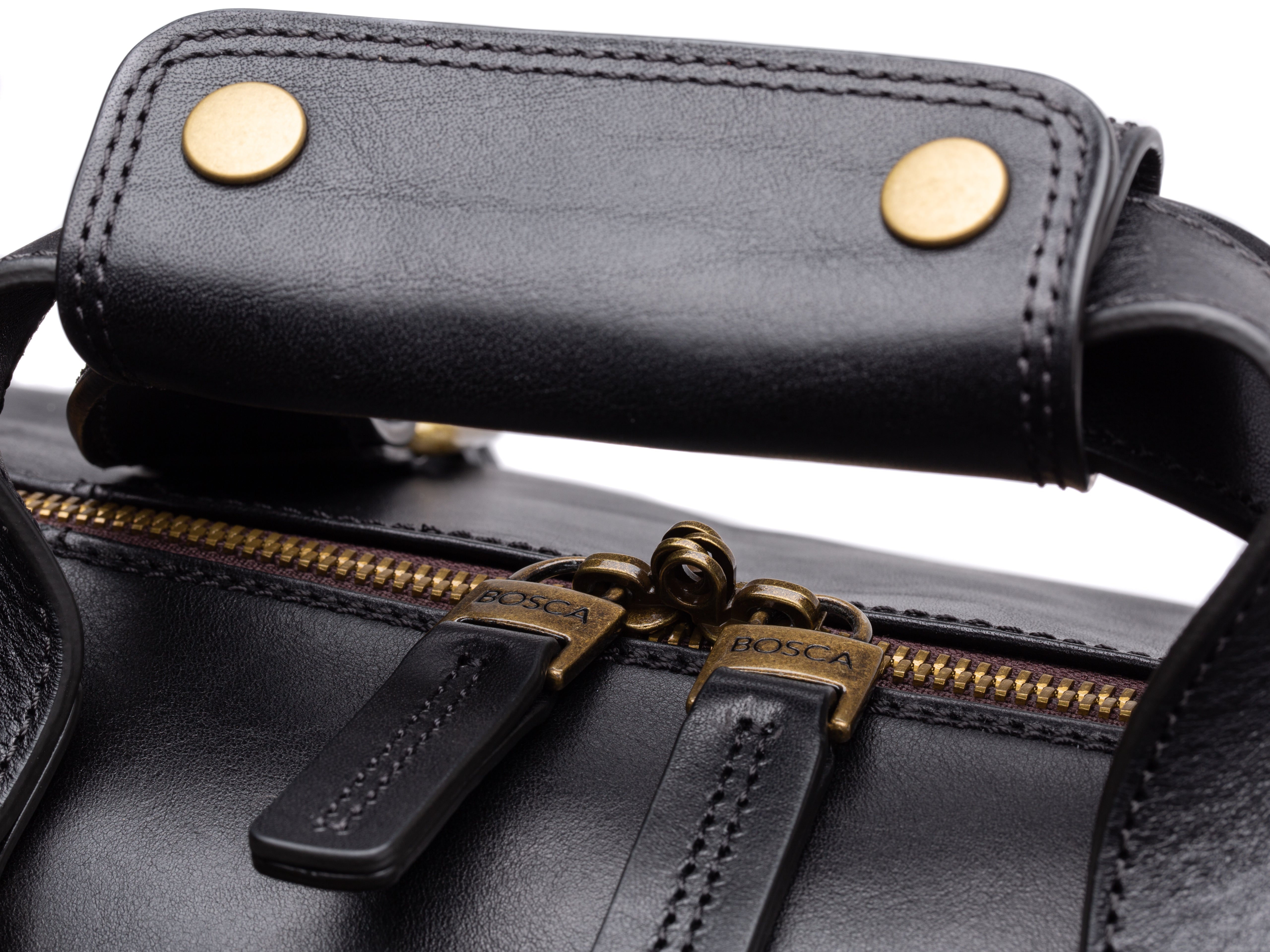Bosca Men's Dolce Duffle Bag ( Black , One Size ) Black One Size U1