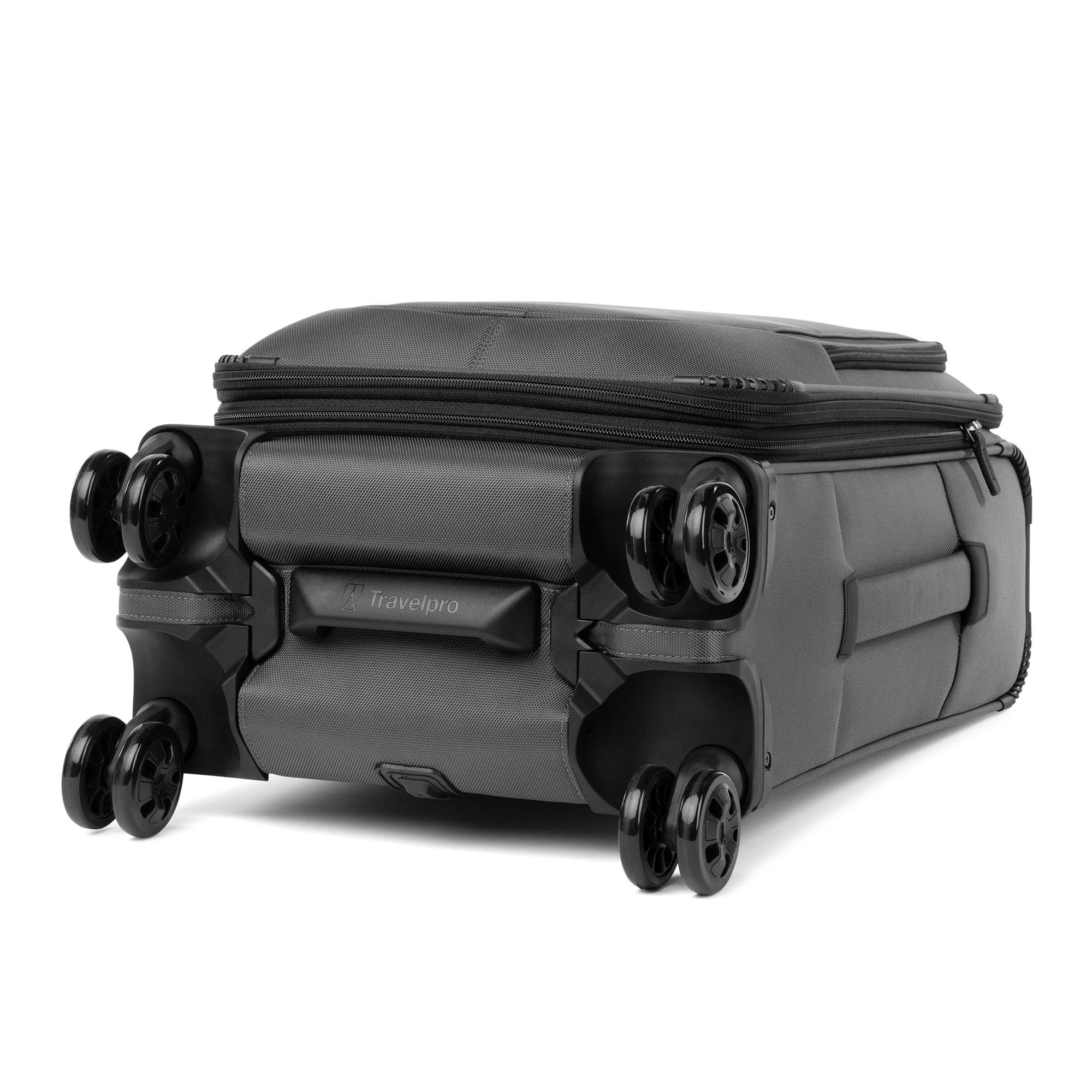 Travelpro Crew Classic Lightweight Softside Expandable Luggage, 2 Wheel Upright Rollaboard Suitcase, Men and Women ( Titanium Grey , Compact Carry On 20-Inch ) Titanium Grey Compact Carry On 20 Inch U4