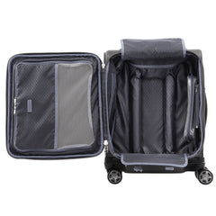 Travelpro Platinum Elite Softside Expandable Checked Luggage, 8 Wheel Spinner Large Suitcase, TSA Lock, Men and Women ( Vintage Grey , Carry-On 19-Inch ) Vintage Grey Carry On 19 Inch U4