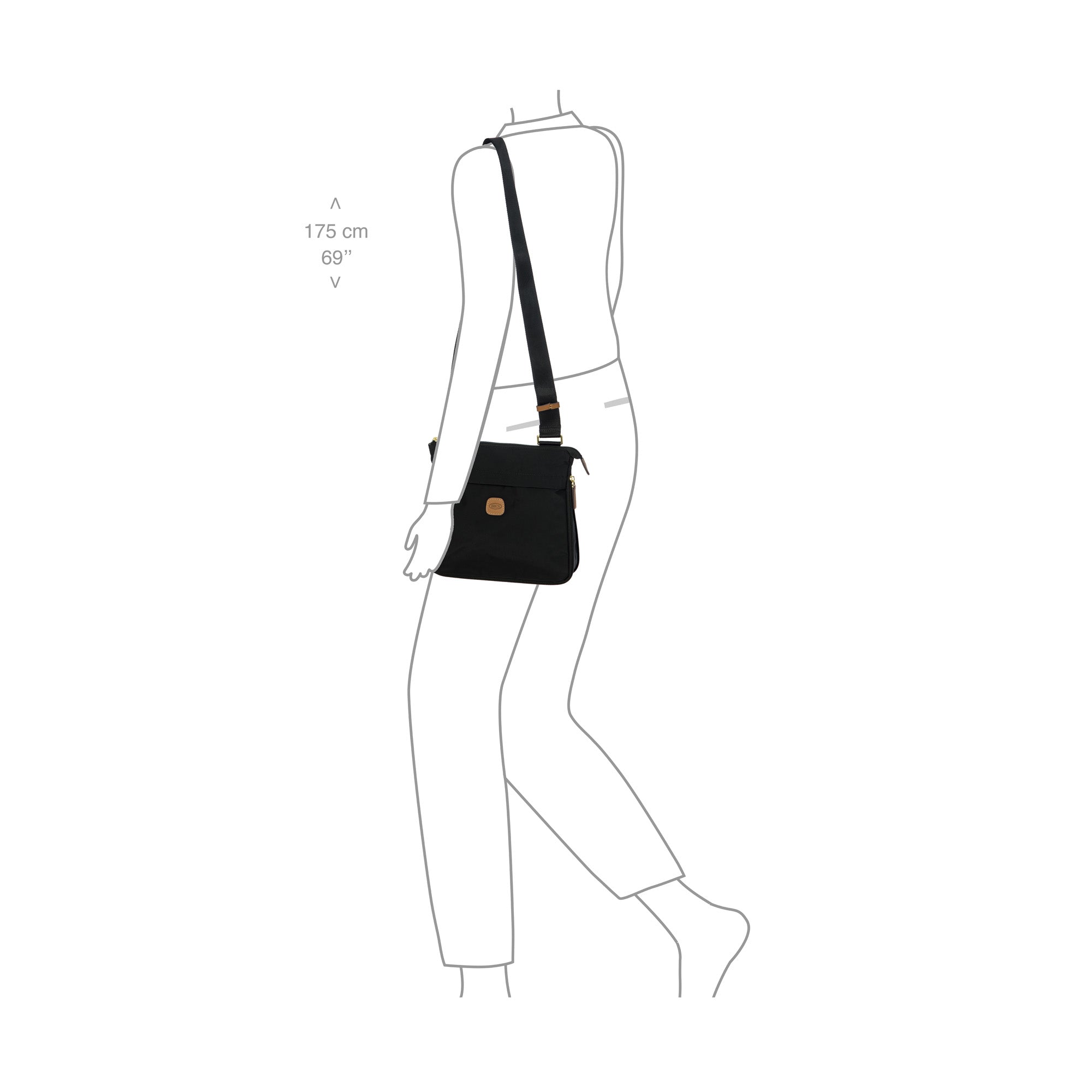 Bric's X-travel Exp Shoulderbag ( Black , One Size ) Black One Size U2
