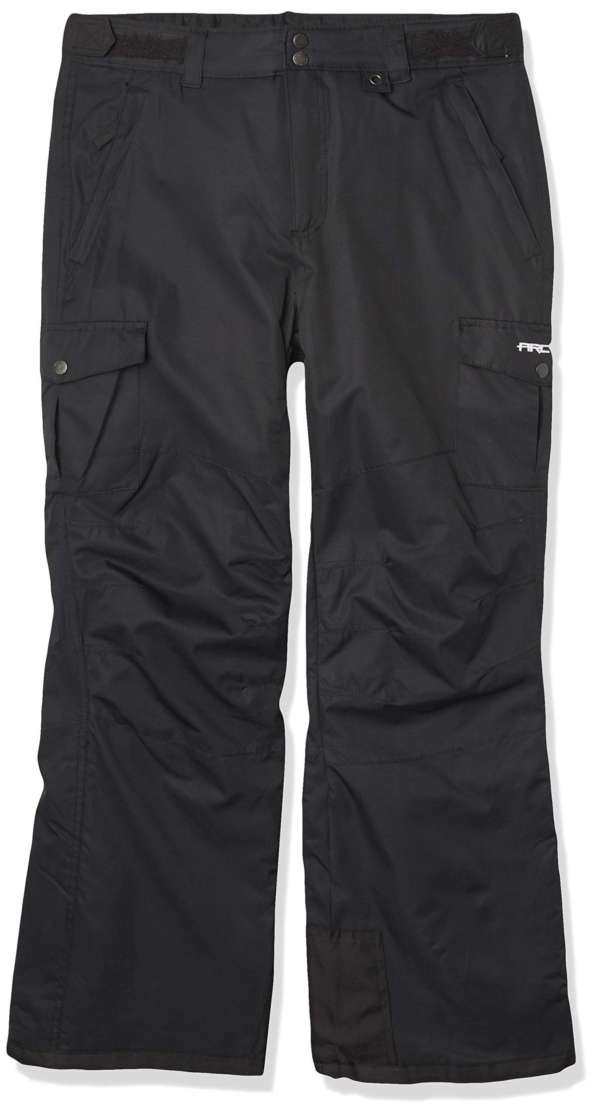 Arctix Kids Snowsports Cargo Snow Pants with Articulated Knees ( Black , X-Small ) Black X Small U1