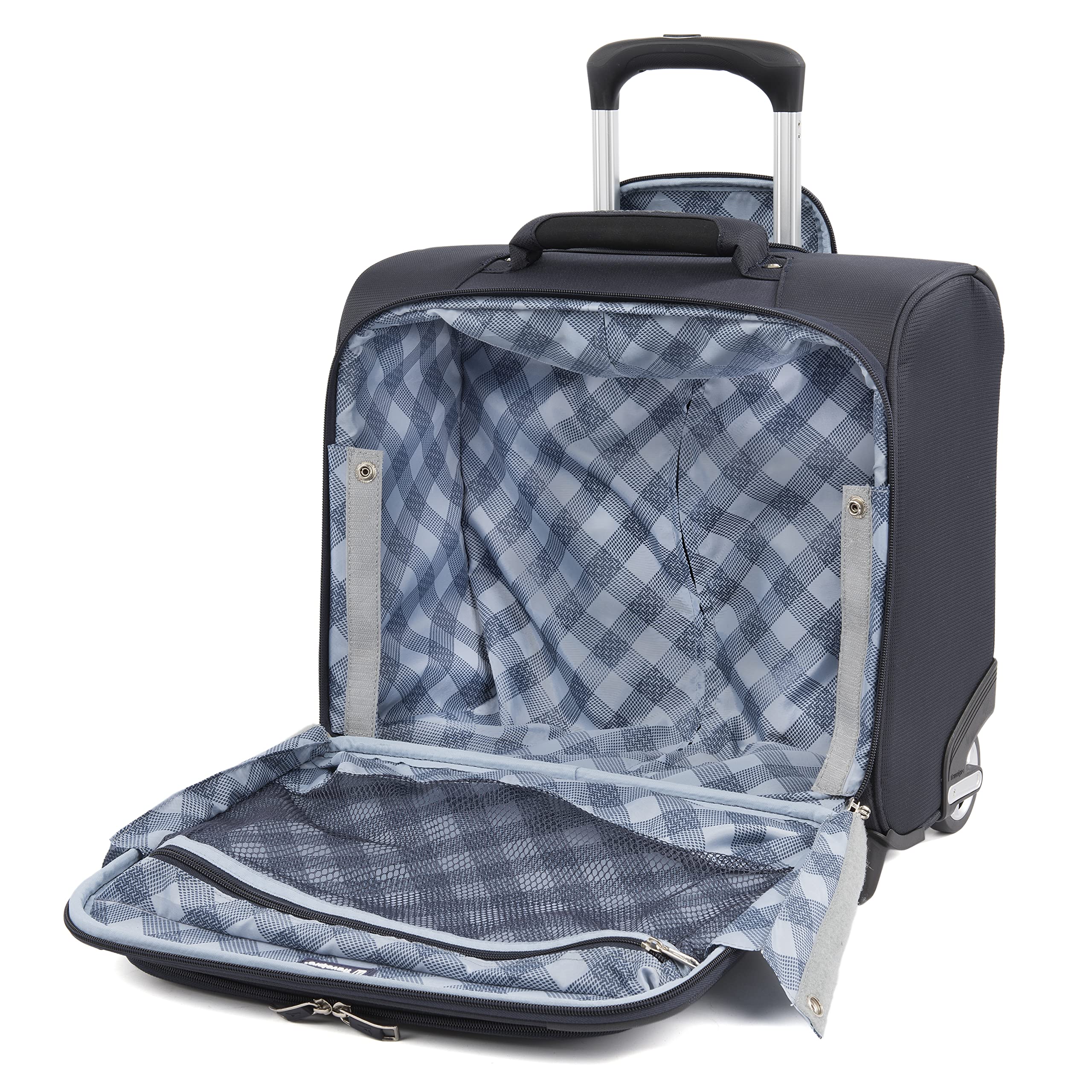 Travelpro Maxlite 5 Softside Lightweight Rolling Underseat Tote Upright 2 Wheel Bag, Men and Women Midnight Blue One Size U4
