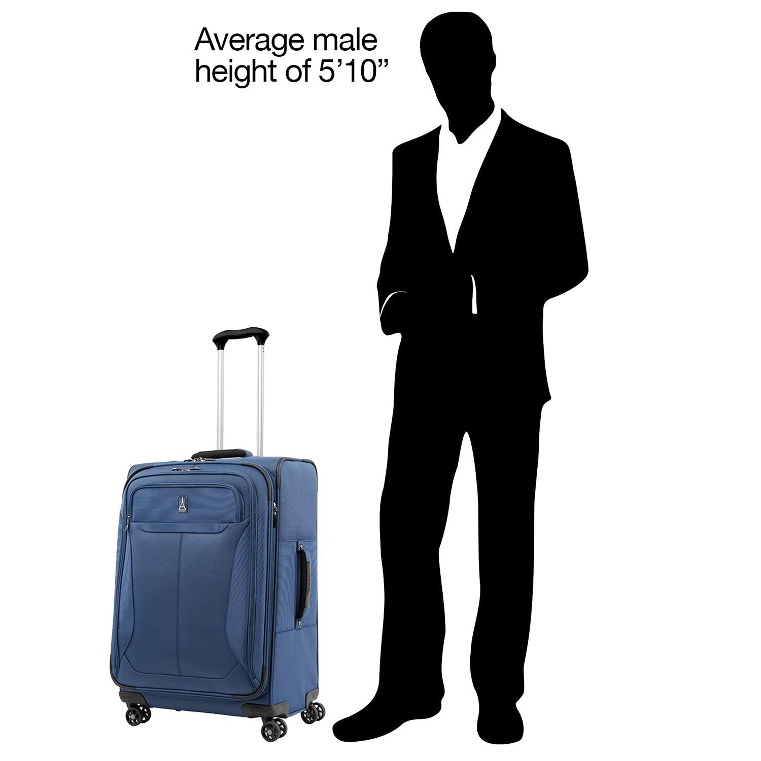Travelpro Tourlite Softside Expandable Luggage with 4 Spinner Wheels, Lightweight Suitcase, Men and Women U3