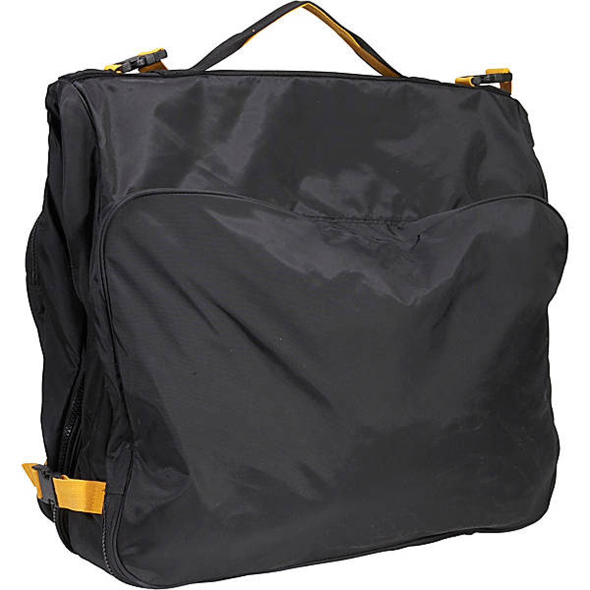 A.Saks EXPANDABLE Garment Bag ( Black , One Size ) Black One Size U4