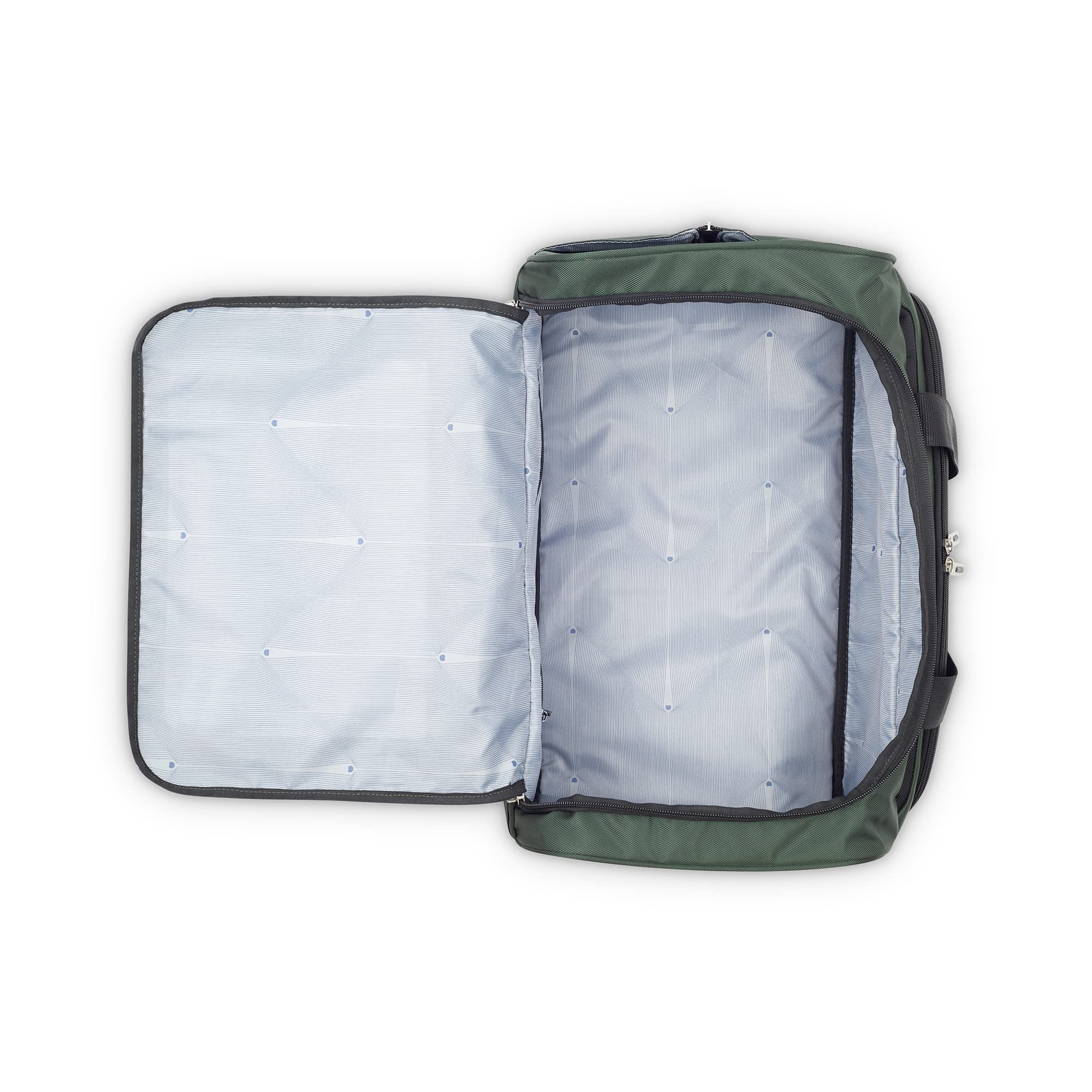 DELSEY Paris Sky Max 2.0 Duffle Carry-on Bag ( Green , 4 Piece Set w/Underseater ) Green 4 Piece Set W Underseater U1