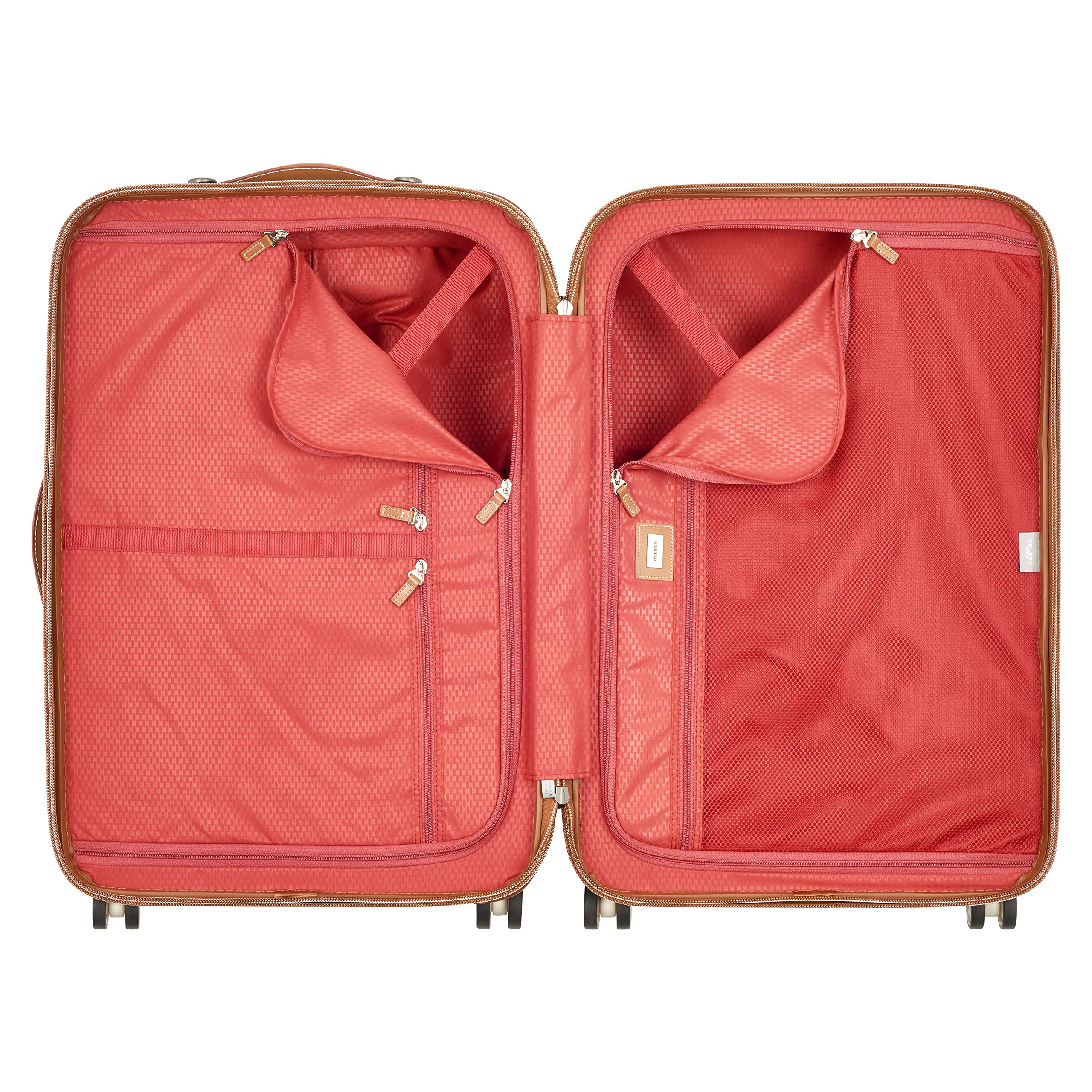 DELSEY Paris Chatelet Hardside Luggage with Spinner Wheels Champagne White Carry On 21 Inch U2