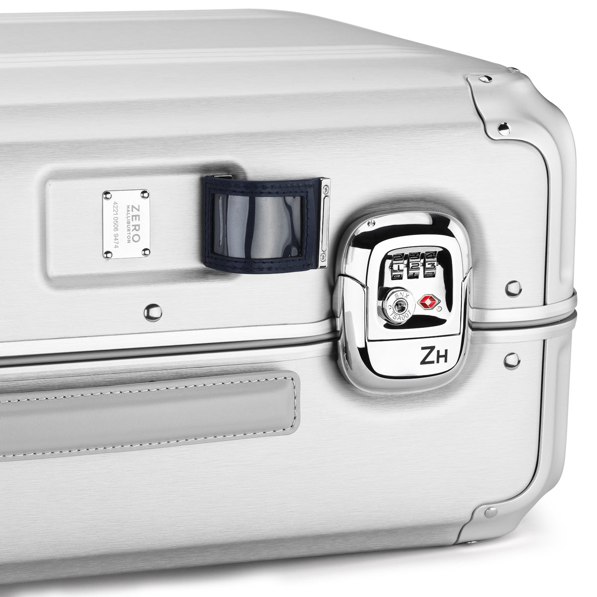 ZERO Halliburton Pursuit Aluminum Hardside Travel Case ( Silver , International Carry-On ) Silver International Carry On U1