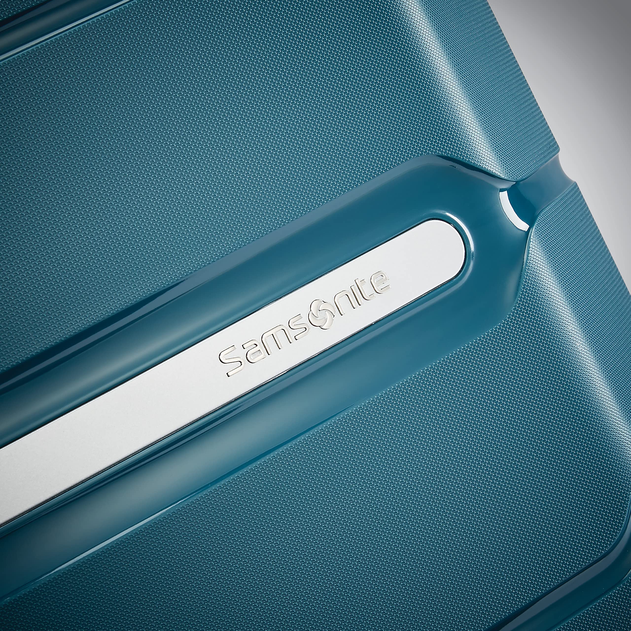 Samsonite Freeform Hardside Expandable with Double Spinner Wheels ( Dark Teal , Checked-Large Spinner ) Dark Teal Checked Large Spinner U10