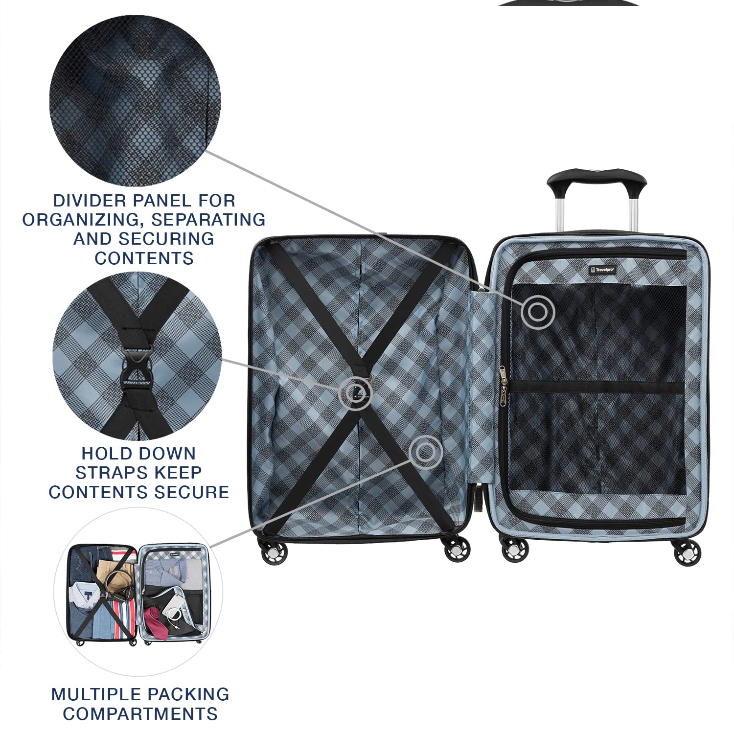 Travelpro Maxlite 5 Hardside Spinner Wheel Luggage U1
