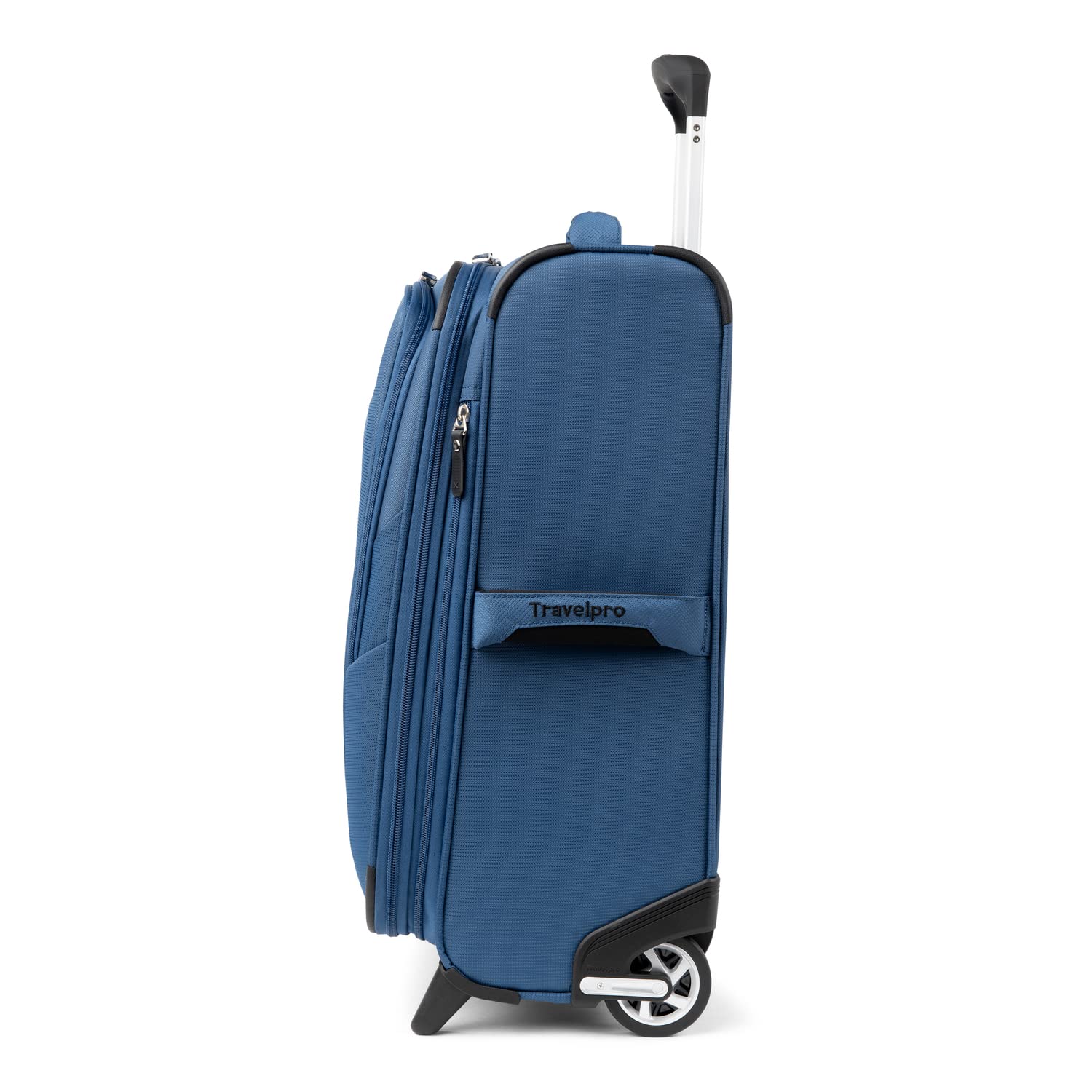 Travelpro Maxlite 5 Softside Expandable Upright 2 Wheel Luggage, Lightweight Suitcase, Men and Women Ensign Blue Carry On 20 Inch U4
