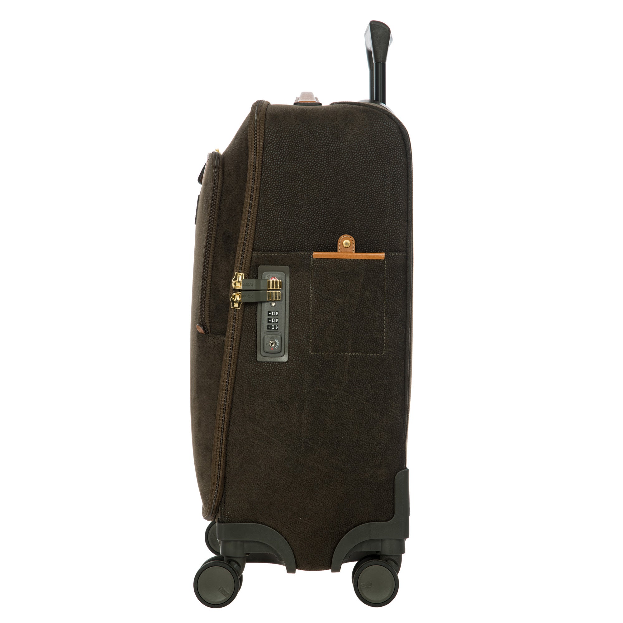 Bric's Firenze 21" Carry-On Compound Spinner ( Olive , One Size ) Olive One Size U1