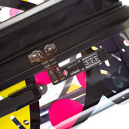 Heys Britto 30" Spinner Luggage Transparent ( Transparent Butterfly ) Transparent Butterfly  U1