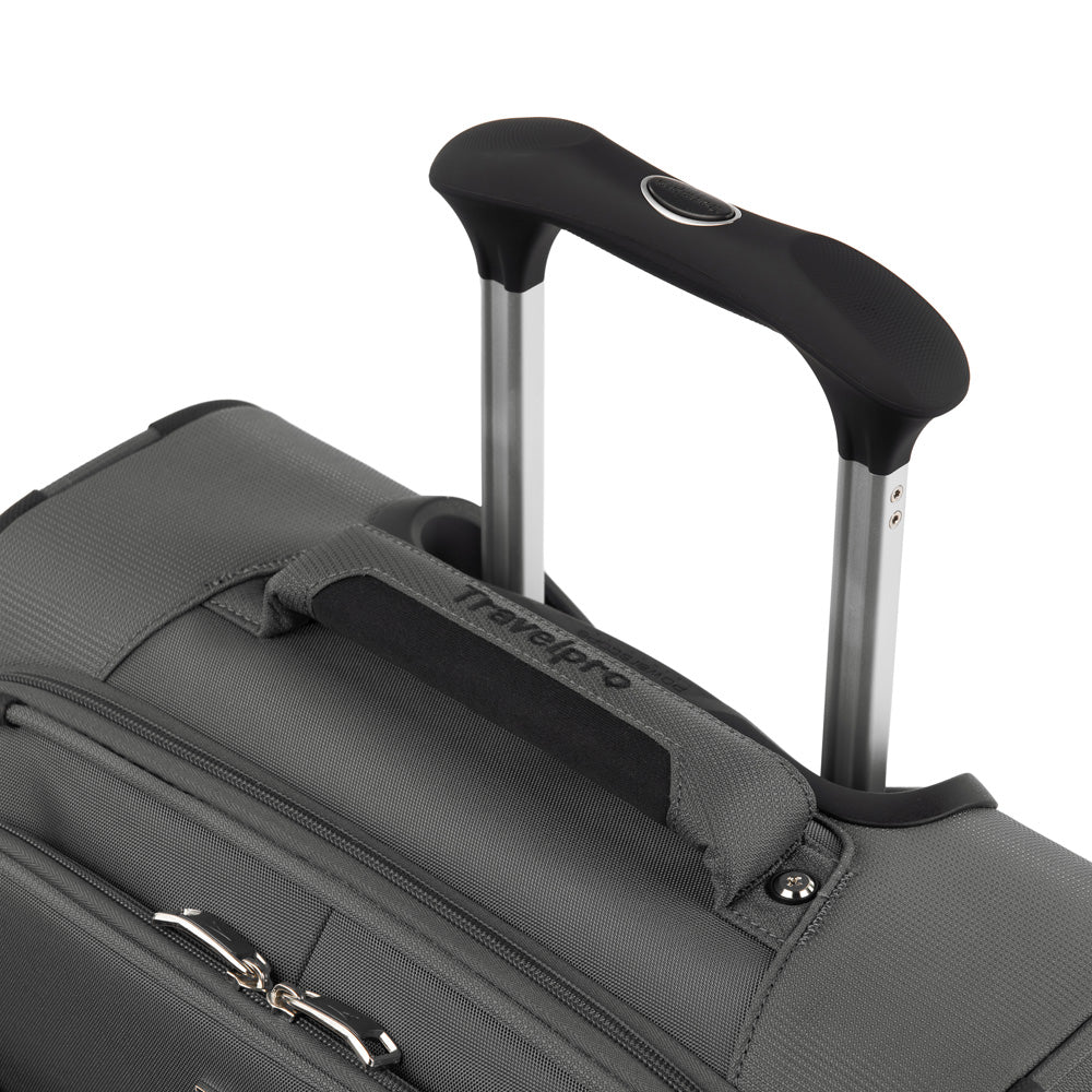 Travelpro Maxlite 5 Softside Expandable Luggage with 4 Spinner Wheels, Lightweight Suitcase, Men and Women Shadow Grey Carry On 19 Inch U3